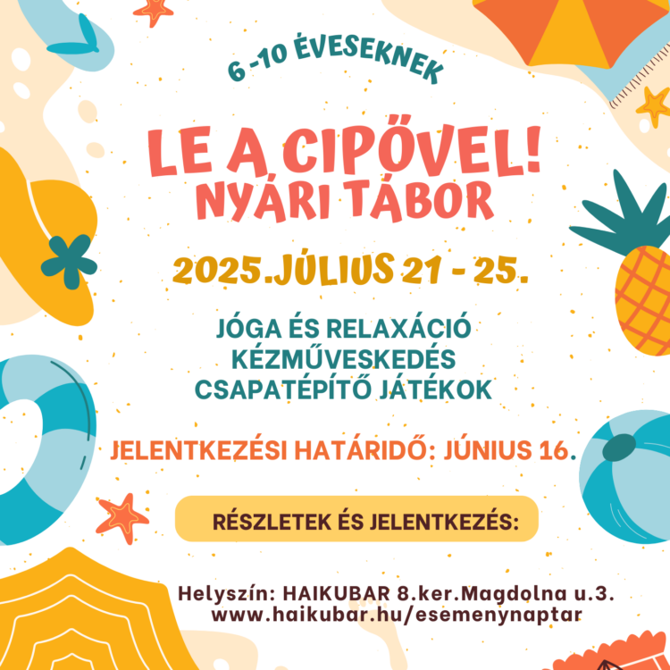Le a cipővel! nyári tábor