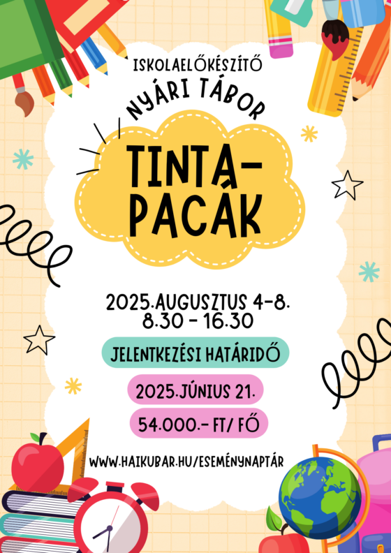 Tintapacák - nyári tábor